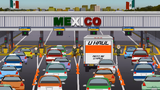 One of the Border Crossings between US/Mexico