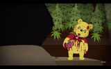 Pooh as a zombie in "Tegridy Farms Halloween Special".