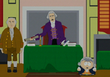 "Mr. John Adams, will you do the honors of reading the document to Congress please?"