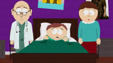 Dr. Carroll examining Cartman for tonsils in "Tonsil Trouble".