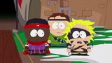 Tweek role-playing in South Park: The Stick of Truth.