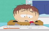 Cartman eating toothpaste in "AWESOM-O".