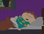 Cartman sleeping in "Ginger Kids".