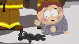 Cartman being sad over Peter Panda getting set on fire in 1%