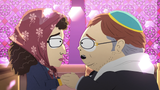 Rabbi Cartman mit seiner Frau Yentl Cartman.