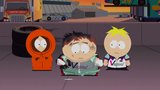 Cartman realizing he is too rich and smart for NASCAR.