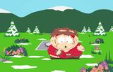 Cartman after convincing Butters a meteor has crashed looking like he barely survived it in "Casa Bonita".