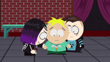 Mike and other vampires initiating Butters.