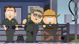 Superior Officer (Division Chief) shouts at Cartman for trying to stop Butters