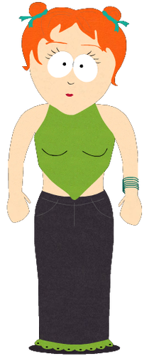 Teen-girl-green-shirt-transparent.png