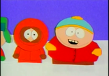 Cartman neben Kenny.