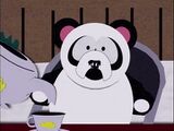 Peter Panda at Cartman's tea party in "Cartman's Mom is a Dirty Slut".