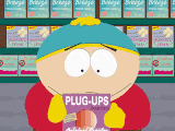 Cartman looking for Maxi-Pads in "Are You There God? It's Me, Jesus".