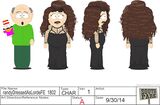 Character art of Randy's infamous Lorde outfit.