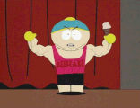 Cartman's delusional flashback to "Weight Gain 4000" in "City on the Edge of Forever (Flashbacks)".