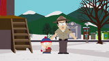 Ranger McFriendly after punching Stan Marsh.