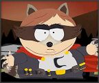 Cartman as The Coon.