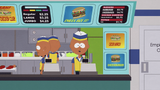 Future Humans working at Wendell's Burgers.