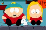 Cartman with Bebe in "Bebe's Boobs Destroy Society".