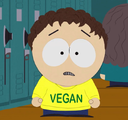 The vegan boy trying to argue with Cartman.