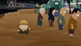 Cartman releasing the group of Mexican at Santa Monica Beach in Los Angeles