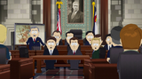 A real photo of John Elway in South Park: The Streaming Wars.