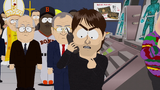 Tom Cruise arguing with South Park about Muhammad in "201".