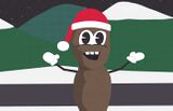 Mr. Hankey appearing before Cartman and the Boys in "Red Sleigh Down".