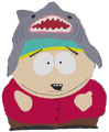 Cartman mit Haimütze