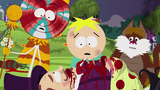 The Lollipop King and Butters with the dying Mayor of Imaginationland.