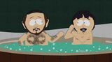 "Two Guys Naked in a Hot Tub"