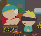 Cartman trying to get Butters to perform fellatio on him in "Cartman Sucks".