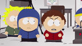 Tweek, Craig, and Clyde in "Das Weissagungsgerät".