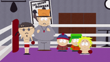 Jimbo teaches Tweek how to box in "Tweek vs. Craig".