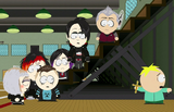 Vladimir and other vampires catch Butters spying on them.