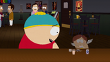 Cartman auf einem "Date" mit Amor Eric.