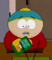 Cartman eating Snacky Cakes.