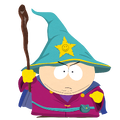 Cartman as a Wizard-King in "Black Friday".