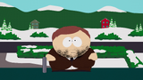 Cartman with Scott Tenorman's pubes attached to his face.