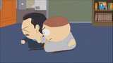 Casey getting punched in the face by Eric Cartman.