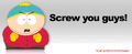 Cartman's 404 message.