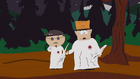 Jimbo and Ned on KKK's costumes