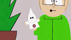 Mr. Hat on a KKK's costume