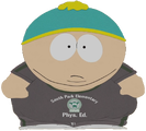 Cartman in Sportsachen