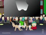 Cartman trying out his new HUMANCENTiPAD.