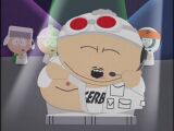 Cartman shows one nipple in "Something You Can Do with Your Finger".