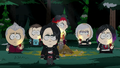 Ryan and other vampires inducting Butters in the Vampire Society.