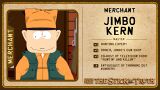 Jimbo's character card from South Park: The Stick of Truth.