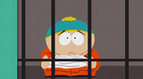 Cartman arrives at the juvenile hall.